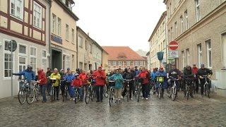 Start in der Fahrradsaison Anradeln in der Prignitz [upl. by Nylitsirk]