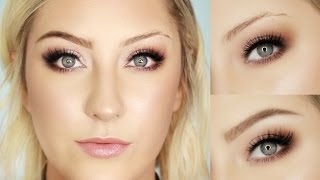 EYEBROW TUTORIAL 2017  How to Fill in SPARSE Brows  GLAMNANNE [upl. by Suzy675]