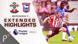 Southampton v Ipswich Town  PREMIER LEAGUE HIGHLIGHTS  9212024  NBC Sports [upl. by Ott914]