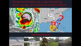 LIVE Hurricane Helene Live storm chasers On going tornado warnings Extreme tornado threat [upl. by Malone]