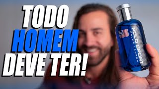 ISSO SIM É PERFUME REFRESCANTE DE VERDADE FRAGRÂNCIA QUE TODO HOMEM DEVE TER EM CASA POLO SPORT [upl. by Jerry]