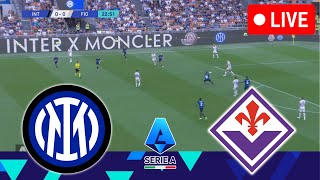 🔴INTER MILAN VS FIORENTINA LIVE  SERIE A 2425 Full Match Streaming Video Gameplay PES 2021 [upl. by Ylas]