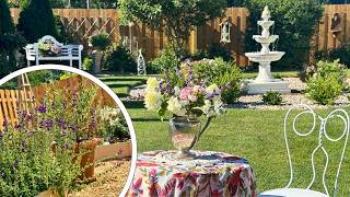 Garden Tour of Updates DIY and Styling a Garden Thrift Find😊🌺🙌 [upl. by Garretson]