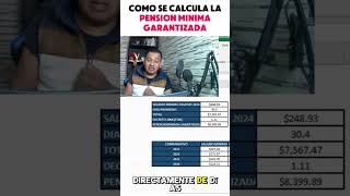 Cómo se calcula la PENSIÓN MÍNIMA GARANTIZADA [upl. by Adena349]