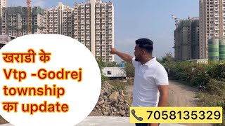 खराडी के Vtp Godrej township का update [upl. by Nilkcaj]