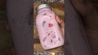 Creamy Strawberry Agua Fresca aguafresca mexicanfood recipe [upl. by Warp160]