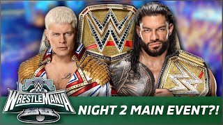 WRESTLEMANIA 40 NIGHT 2 Roman ReignsCody Rhodes [upl. by Eahsel786]