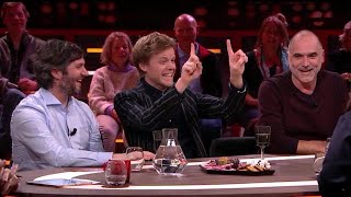 Tom Egbers en Lex Uiting blinken uit in Top 2000introspel  RTL LATE NIGHT MET TWAN HUYS [upl. by Errot797]