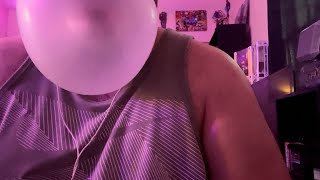 ASMR Gum Chewing  NO TALKING  Smacking amp Blowing ALOT of Bubbles [upl. by Akemed278]