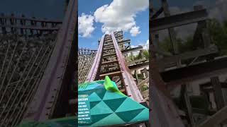 Iron Gwazi  Busch Gardens  Front Row Full Ride POV 2024 [upl. by Nayra618]