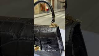 Italian Handmade Leather Tote Bag Elegance and Craftsmanship from Florence [upl. by Dnama924]