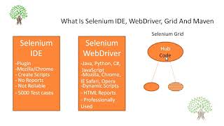 What Is Selenium IDE WebDriver Grid And Maven  Whizdom Trainings [upl. by Aihsenyt]