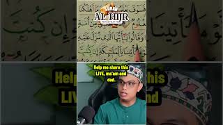 Surah Al Hijr Ayat 6 EN SUB  Mengaji PelanPelan  Ulangkaji amp Terjemahan mengaji quran [upl. by Pesek456]