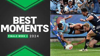 NRL 2024  Best Moments  Finals Week 2 [upl. by Tabby840]