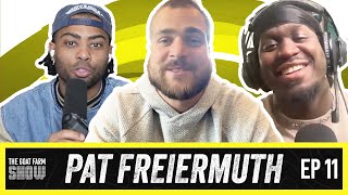 Pat Freiermuth talks Steelers TEU Penn State Football Fashion NIL amp More  GOAT Farm Show EP 11 [upl. by Anawit609]