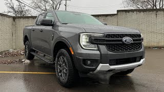 2024 Ford Ranger XLT High in Carbonized Gray Metallic full walk around [upl. by Asyla]