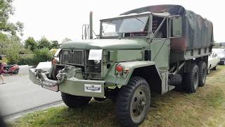 Oldtimer Lkw REO M35 beim Oldtimer Treffen Sommerhausen [upl. by Sonafets762]