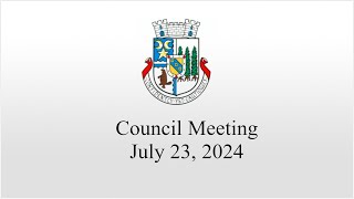 Council Meeting  July 23 2024 [upl. by Ielhsa]