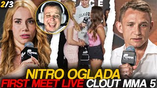 NITRO OGLĄDA FIRST MEET LIVE  CLOUT MMA 5 23 [upl. by Auqenahs99]