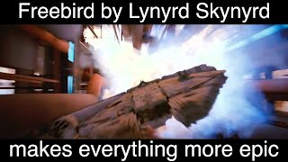 Freebird by Lynyrd Skynyrd makes everything more epic [upl. by Boyt]