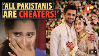 Shoaib Malik marries actress Sana Javed amid rumours of divorce with Sania Mirza netizens react [upl. by Zelde]