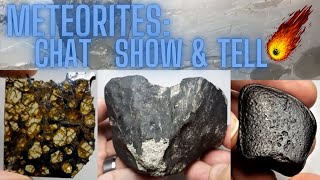 Meteorite Education Hangout Show amp Tell 2021 Tucson Rock Show Purchases Mundrabilla Hunt Deimos [upl. by Baily849]