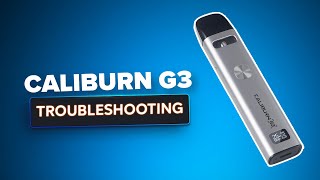 Uwell Caliburn G3  Troubleshooting [upl. by Weatherley559]