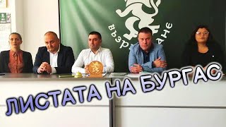 Възраждане  Бургас Цончо Ганев отново ще води листата в Бургас избори политика [upl. by Ule759]