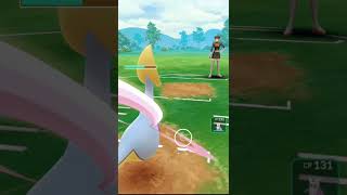 Cresselia vs Jessie ALLKDGAMING007 Pokemon fight in Pokemongo youtuber facts trendingshorts [upl. by Akirrehs]