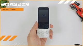 Nokia 6300 4G test Full Setting  Wifi hotSpot Screen Lock Ringtones Language KaiOS and more [upl. by Gerrie959]