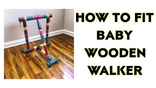 Baby Wooden Walker Assembly Tutorial  joenterprises [upl. by Birgit]