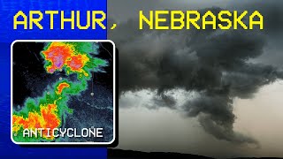 Anticyclonic Supercell in Nebraska  July 3 2024 stormchase tornado [upl. by Sixele]