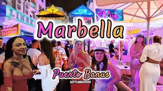 Marbella Puerto Banus Nightlife September 2024 Spain Clubs Bars Nightclubs [upl. by Yssirc]