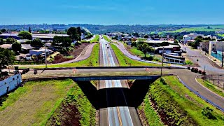 4K Av Carlos Gomes e o novo viaduto próximo ao antigo viaduto Carelli  Cascavel PR [upl. by Benia]