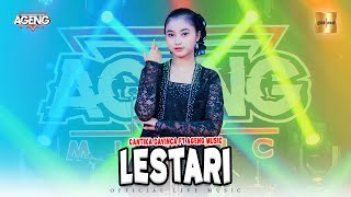 Cantika Davinca ft Ageng Music  Lestari Official Live Music [upl. by Etnaid]