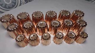 Copper Canele Molds [upl. by Otineb266]