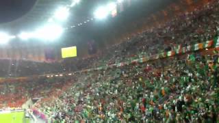 Fields of Athenry  Ireland v Spain [upl. by Correy631]