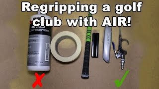 How to regrip a golf club  The Easy Way [upl. by Leelahk365]