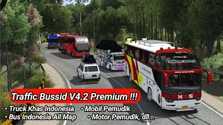 Share Kodename Traffic Nuansa Indonesia Bussid V42  Traffic Premium Semua Rute Map [upl. by Ocirnor]