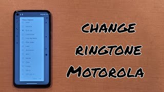 Change Ringtone Motorola Moto G [upl. by Agathy]