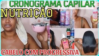 MINHA ROTINA CAPILAR PARA CRESCIMENTO CABELO CRESPO ALISADO NUTRIÇÃO RECUPERAÇÃO PÓS CORTE TÉRMICO [upl. by Jonny]