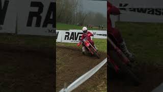 Steve Holcombe on his new CRF 250 RX 🔥 enduro 4strokes hondacrf [upl. by Iturk]