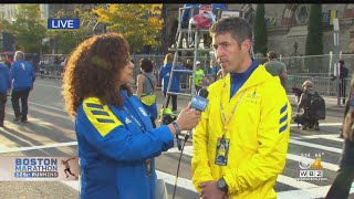 A Really Successful Day Boston Marathon Medical Director Dr Aaron Baggish [upl. by Kellina507]