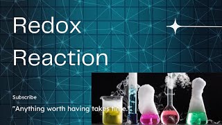 Redox Reaction [upl. by Mayhew]