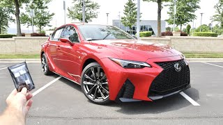 2022 Lexus IS 350 F Sport Start Up Exhaust Test Drive POV and Review [upl. by Aklim399]