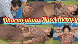 Dharan utana Navel displacement massage therapy amp joints slip disc pain treatment for Ladies [upl. by Dorolice]