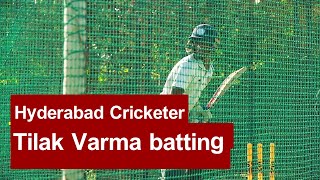 Tilak Varma batting Net Practice  tilakvarma  Cric Sports Online [upl. by Clementina]