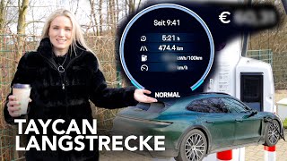 474 KM Langstreckentest im Porsche Taycan 4 Cross Turismo Facelift zur Essen Motor Show 2024 [upl. by Forkey]