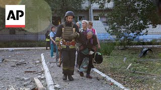 At least one killed in Russian strike on assistedliving facility in Ukraine [upl. by Eedyah628]