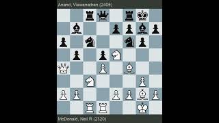 Oakham YM 1986  McDonald vs Anand  Round 7 [upl. by Jeanelle]